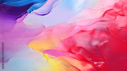 Digital colorful vibrant curves abstract poster web background