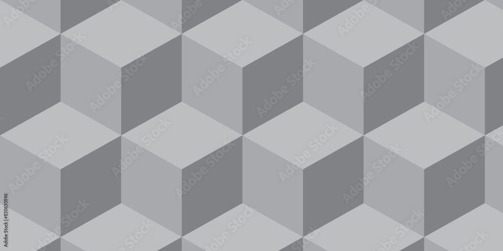 Seamless abstract Black and gray background from cubes and lines. Geometric tiles and mosaic creative stylish seamless pattern block cube background. minimal hexagon Cubes mosaic shape vector design. Seamless abstract Black and gray background from cubes and lines. Geometric tiles and mosaic creative stylish seamless pattern block cube background. minimal hexagon Cubes mosaic shape vector design.