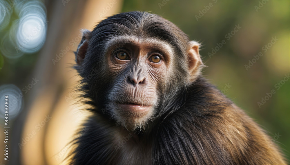 Chimpanzee face, close up Chimpanzee face, close up