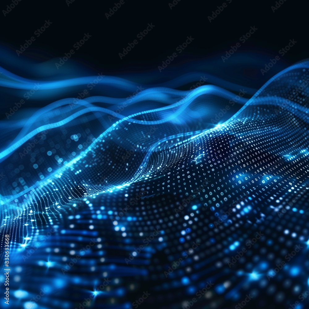 Digital abstract background for technological operations, neural networks, AI, data transmission and encryption, digital archives, audio and visual representations, scientific research. Copy space Digital abstract background for technological operations, neural networks, AI, data transmission and encryption, digital archives, audio and visual representations, scientific research. Copy space