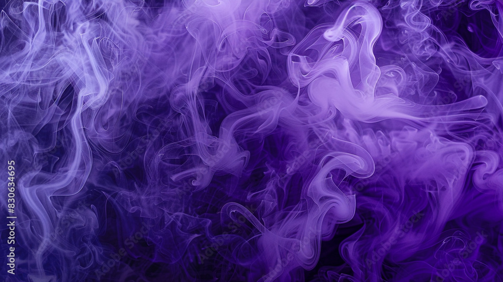 Violet smoke blends mysteriously, offering enchantment and ethereal beauty, Violet smoke blends mysteriously, offering enchantment and ethereal beauty,