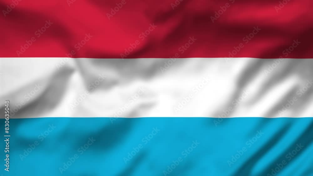 Luxembourg Flag waving in the wind, National Flag background video, High Speed Full HD 4K Luxembourg Flag waving in the wind, National Flag background video, High Speed Full HD 4K