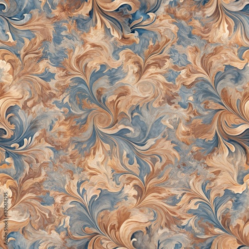 Liquid background wallpaper in seamless pattern