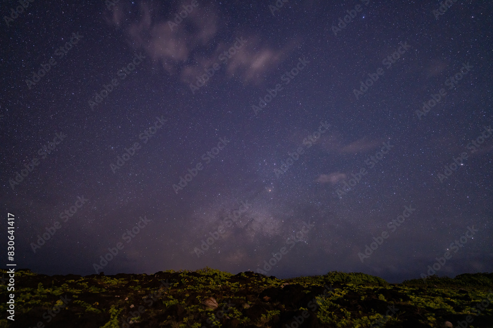 Milky Way，Stargazing in Honolulu, Oahu, Hawaii. May