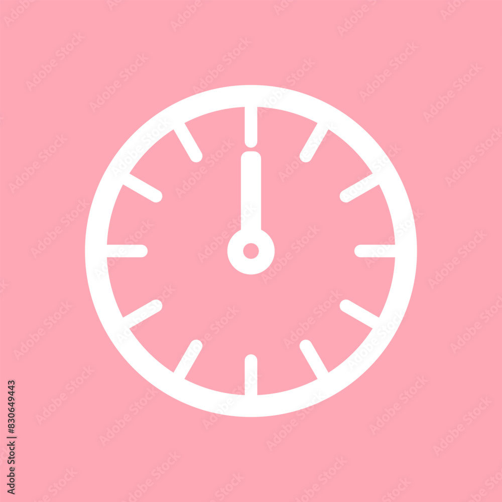 Clock icon in trendy flat style isolated on pink background. Time watch symbol for your web site design, logo, app, UI. Vector illustration. Clock icon in trendy flat style isolated on pink background. Time watch symbol for your web site design, logo, app, UI. Vector illustration.