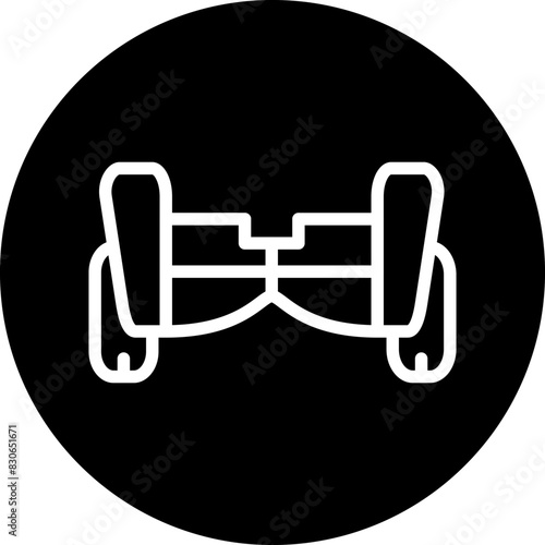 Vector Design Hoverboard Icon Style