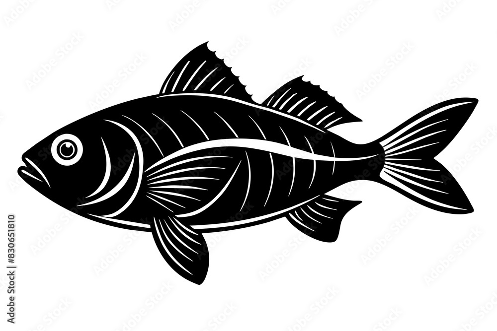 fish silhouette vector illustration fish silhouette vector illustration