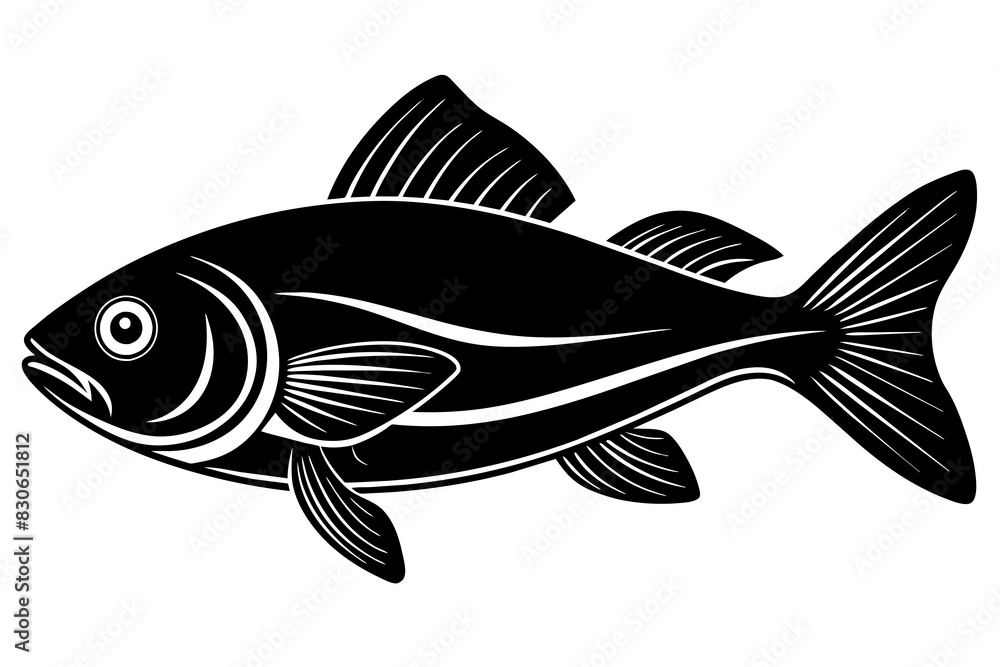fish silhouette vector illustration fish silhouette vector illustration