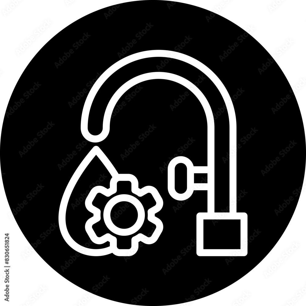 Vector Design Water Management Icon Style Vector Design Water Management Icon Style