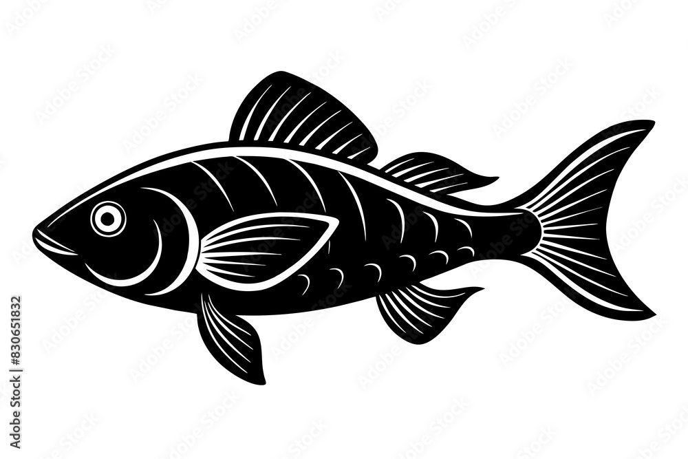 fish silhouette vector illustration fish silhouette vector illustration