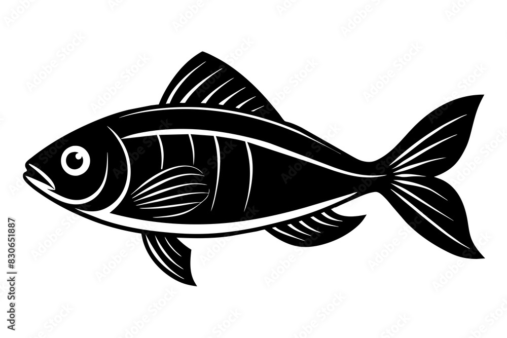 fish silhouette vector illustration fish silhouette vector illustration