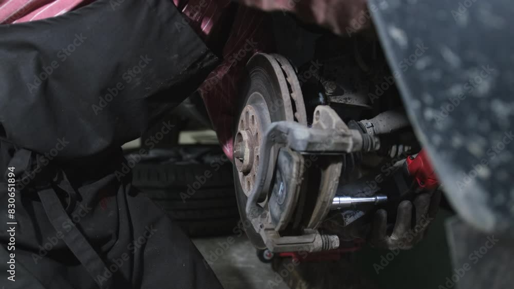 custom made wallpaper toronto digitalСar mechanic replaces worn and old vehicle brakes