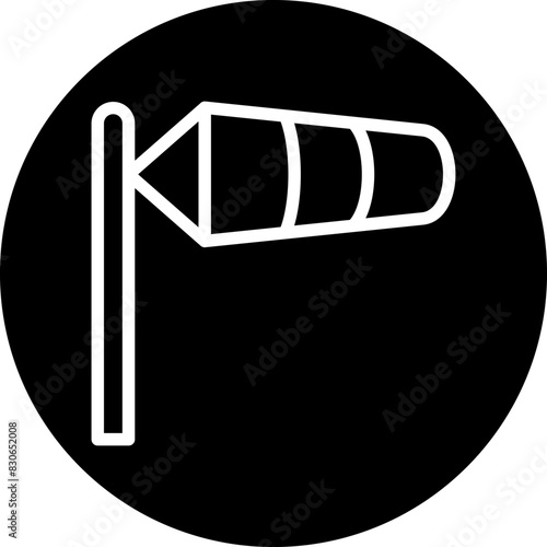 Vector Design Windsock Icon Style