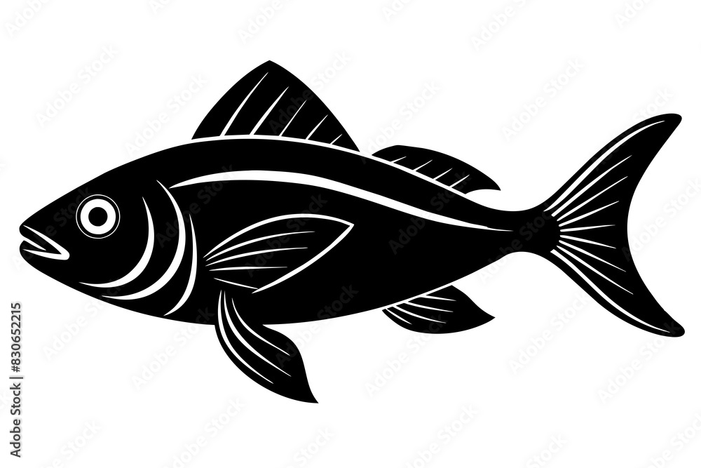 fish silhouette vector illustration fish silhouette vector illustration