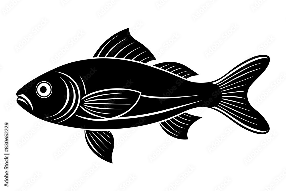 fish silhouette vector illustration fish silhouette vector illustration