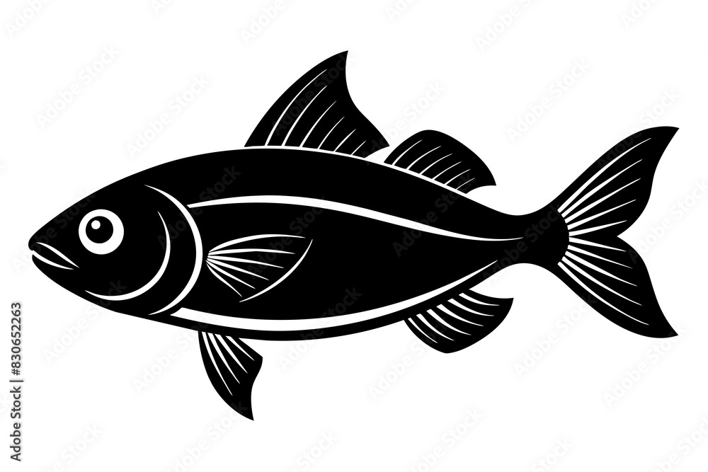 fish silhouette vector illustration fish silhouette vector illustration