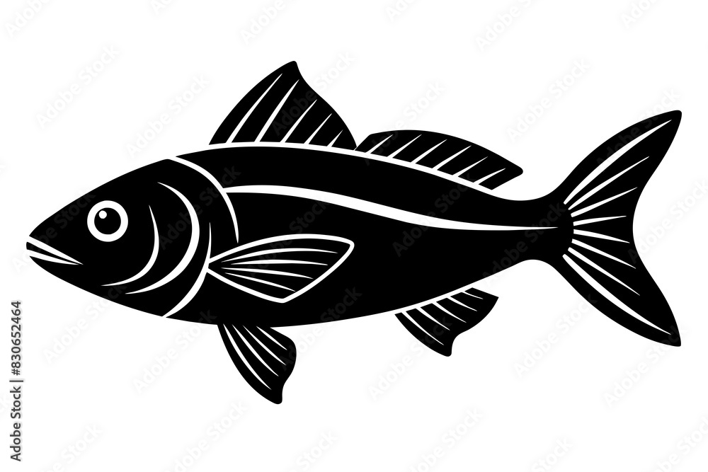 fish silhouette vector illustration fish silhouette vector illustration