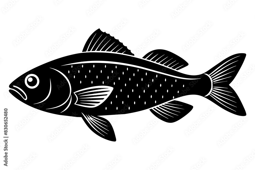 fish silhouette vector illustration fish silhouette vector illustration