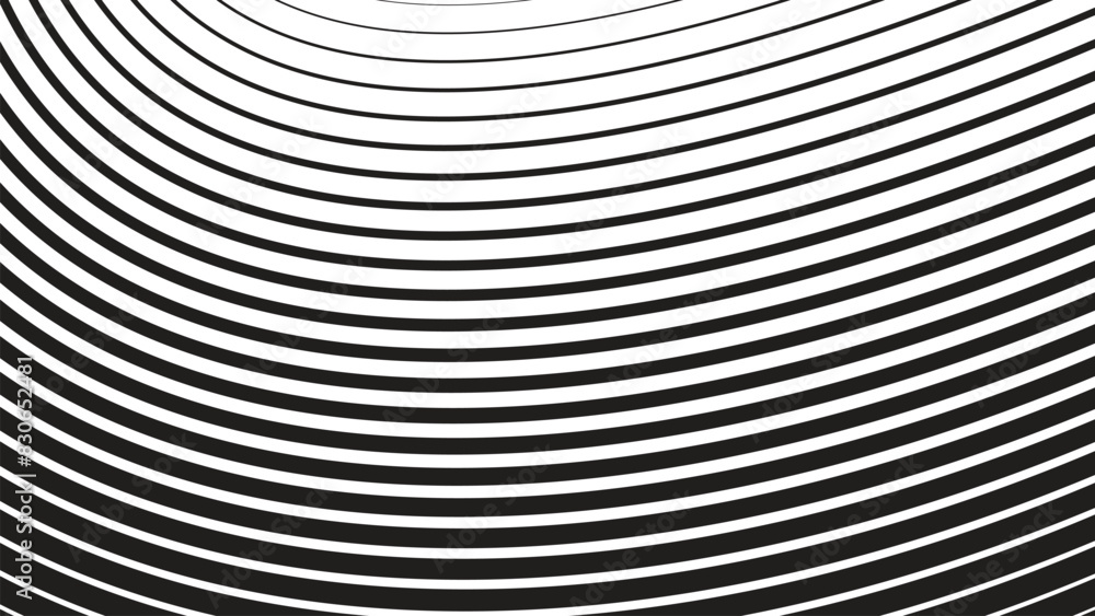 Black and white stripes with curve abstract background for presentation or backdrop Black and white stripes with curve abstract background for presentation or backdrop