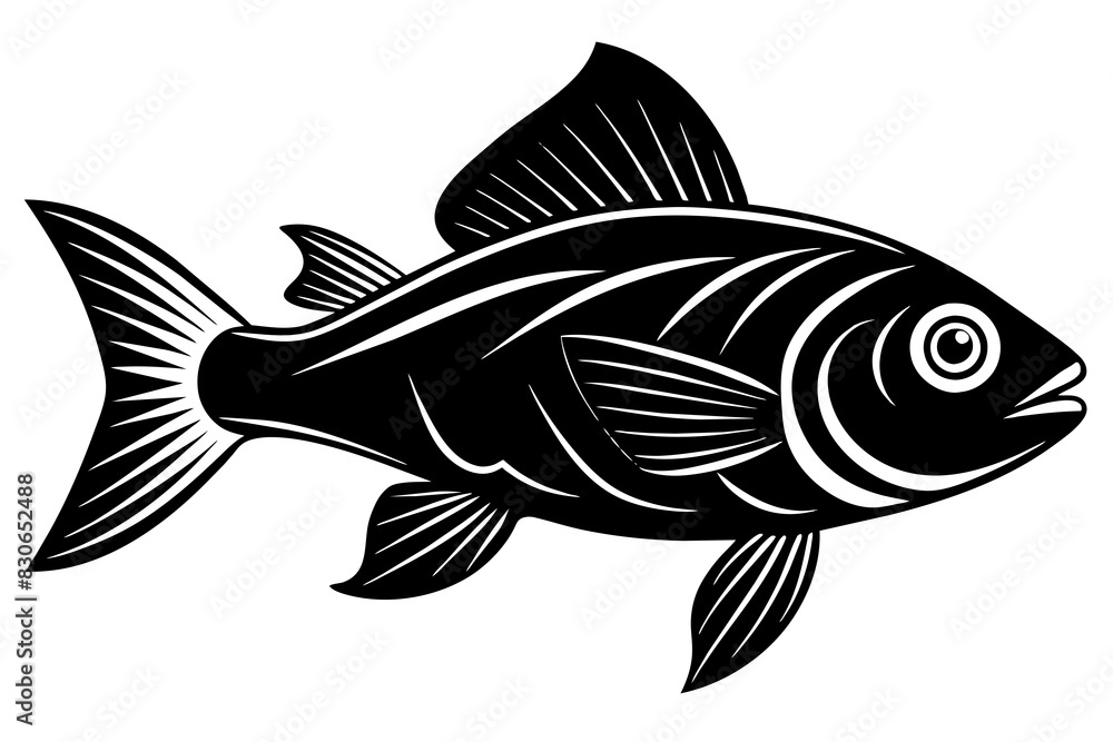 fish silhouette vector illustration fish silhouette vector illustration