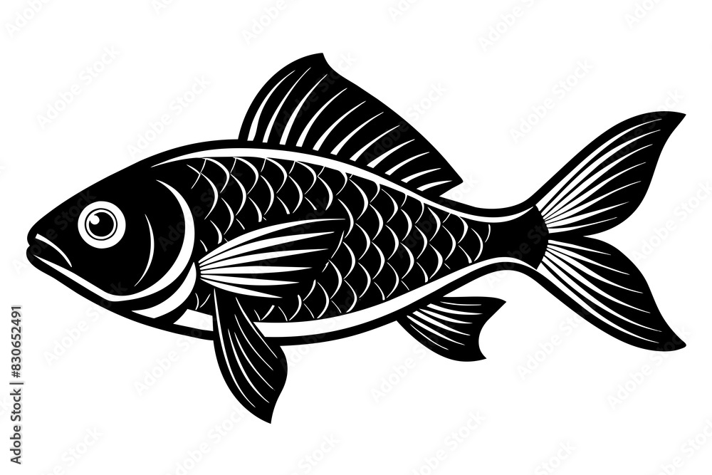 fish silhouette vector illustration fish silhouette vector illustration