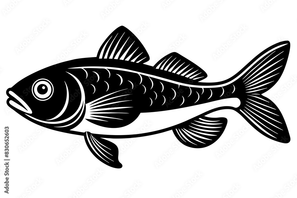 fish silhouette vector illustration fish silhouette vector illustration