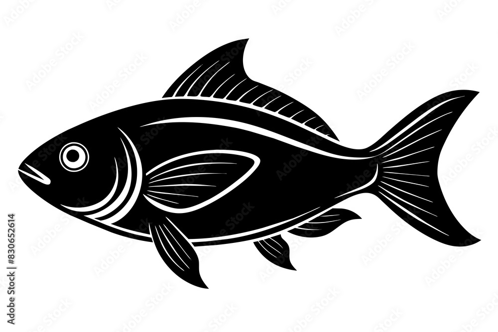 fish silhouette vector illustration fish silhouette vector illustration