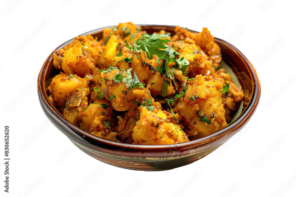 Flavorful Aloo Gobi Recipes to Spice Up Your Meals Isolated on Transparent Background Flavorful Aloo Gobi Recipes to Spice Up Your Meals Isolated on Transparent Background