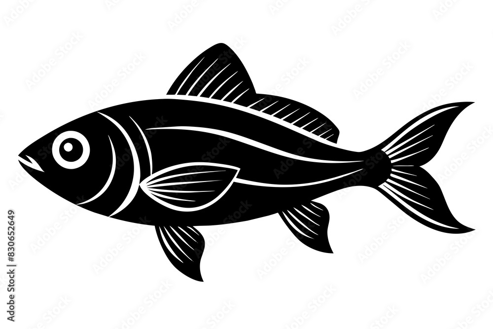 fish silhouette vector illustration fish silhouette vector illustration