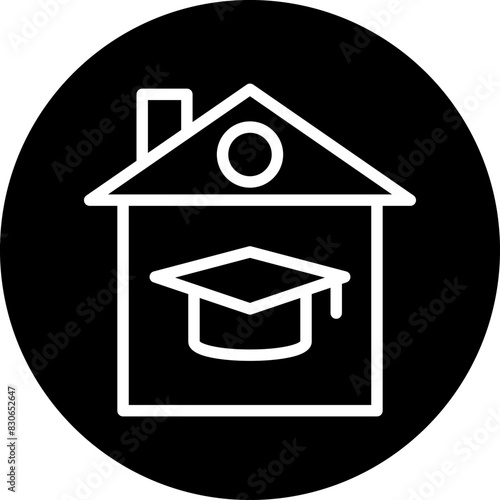 Vector Design Homeschooling Icon Style