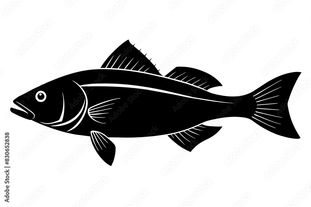 fish silhouette vector illustration fish silhouette vector illustration