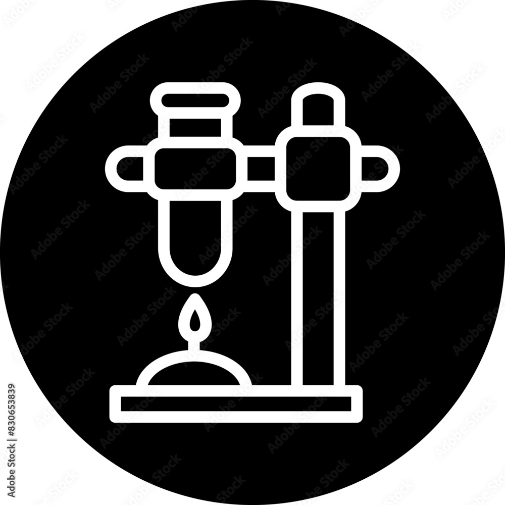 Vector Design Beaker Stand Icon Style Vector Design Beaker Stand Icon Style