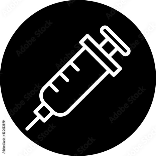 Vector Design Syringe Icon Style