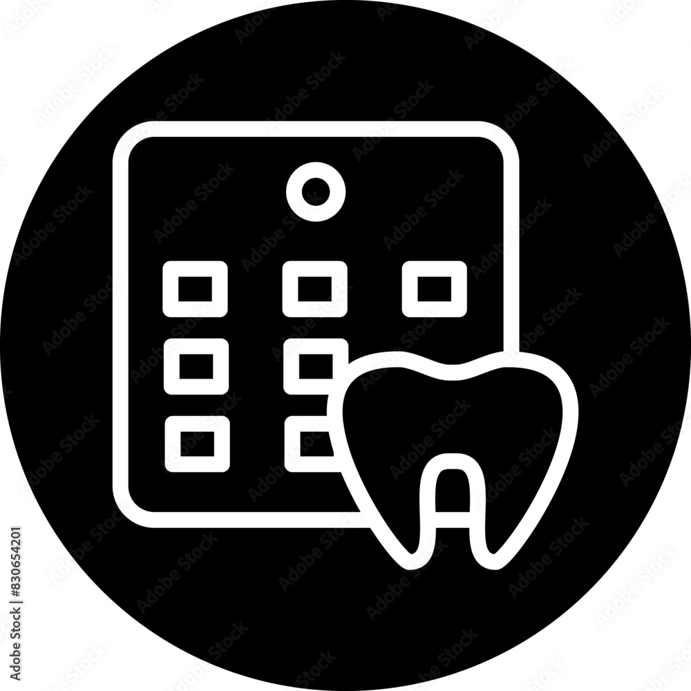 Vector Design Dentist Appointment Icon Style Vector Design Dentist Appointment Icon Style