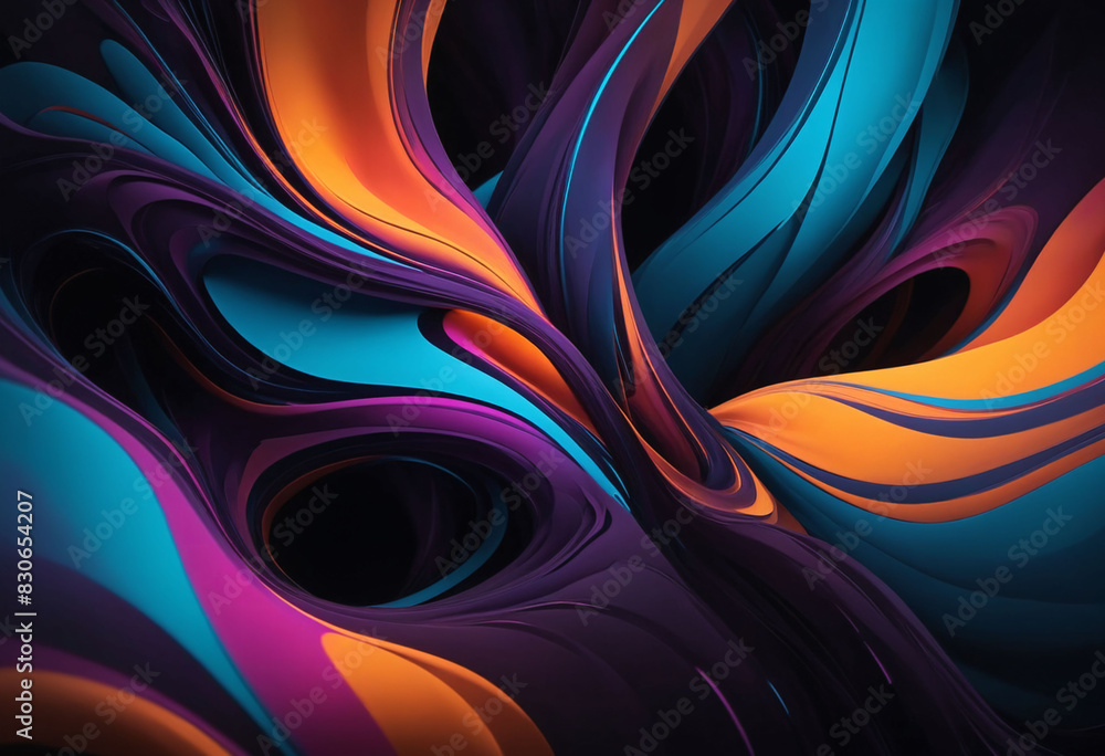 Profound Background A dark abstract background with deep shadows and ethereal elements ...