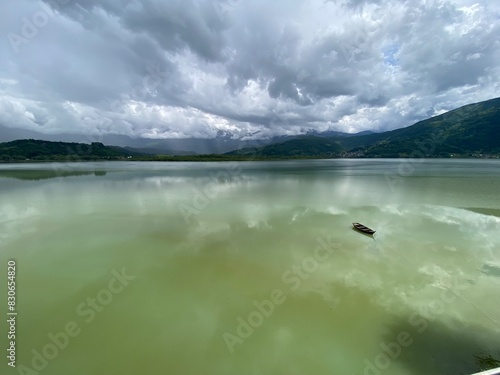 lago di montagna, Santa Croce Alpago photo