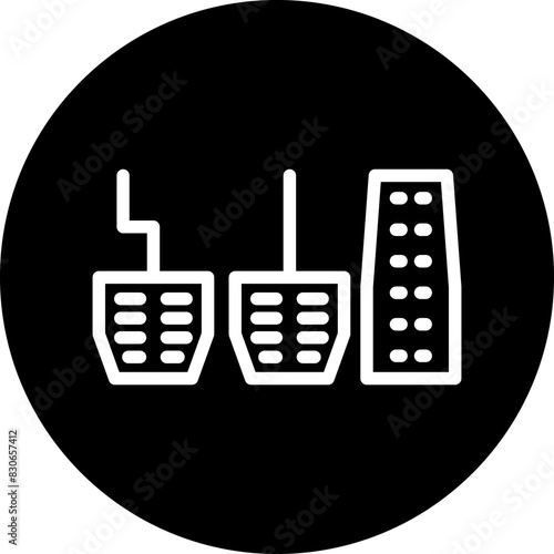 Vector Design Pedals Icon Style