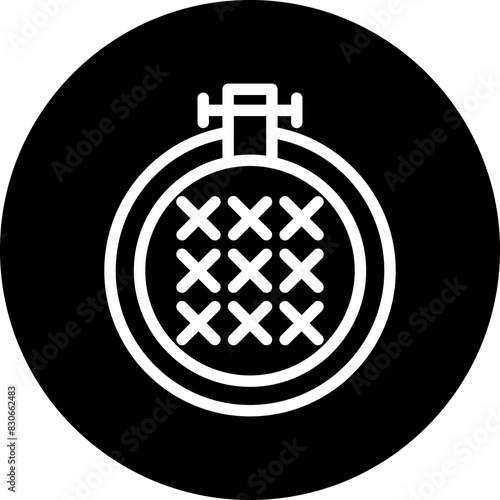 Vector Design Cross Stitch Icon Style