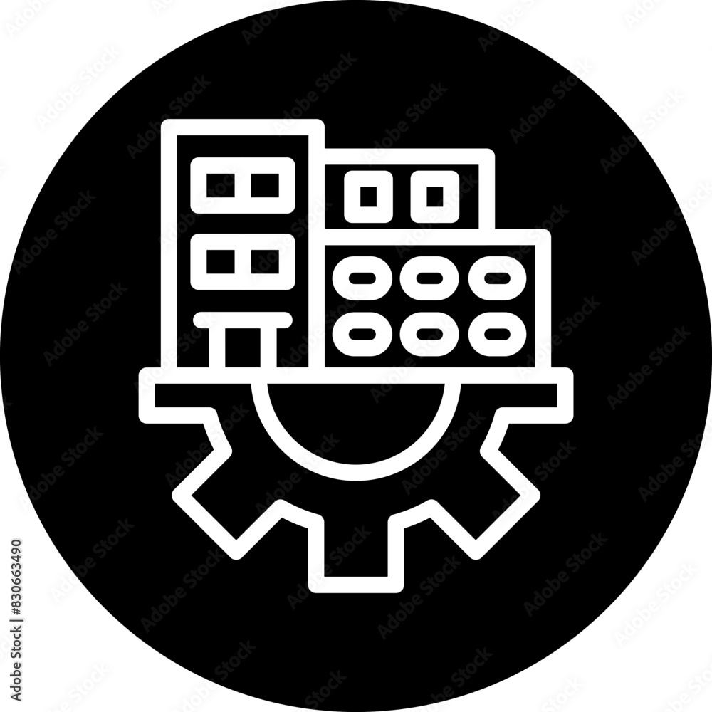 Vector Design Infrastructure Icon Style Vector Design Infrastructure Icon Style
