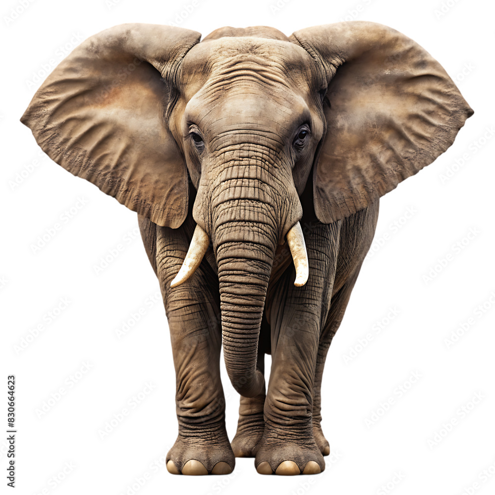 Fototapeta premium elephant on transparent background