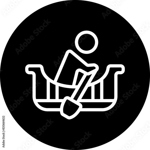 Vector Design Rowing Icon Style