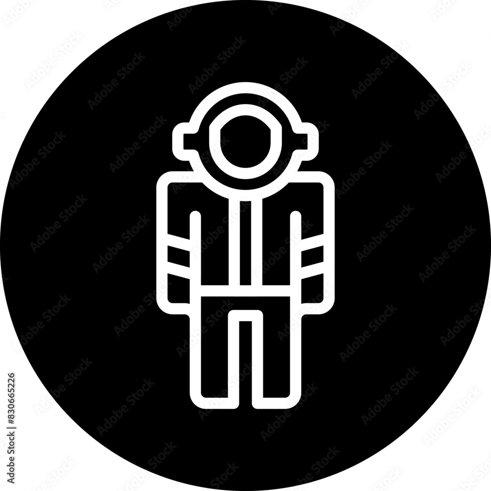 Vector Design Astronaut Suit Icon Style Vector Design Astronaut Suit Icon Style