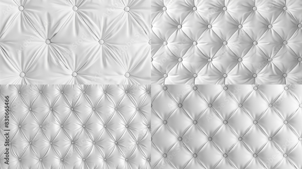 Fototapeta premium Close Up of a Buttoned Mattress