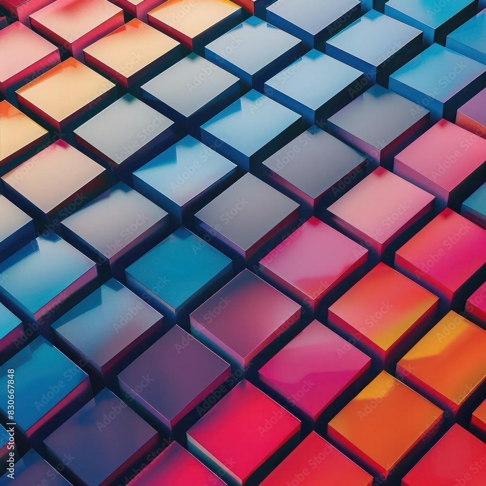 abstract background of squares abstract background of squares