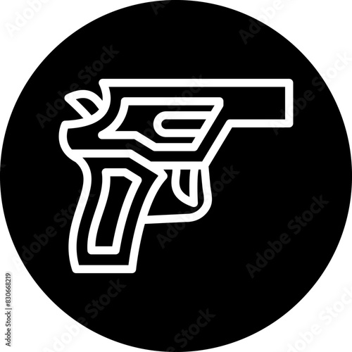 Vector Design Revolver Icon Style