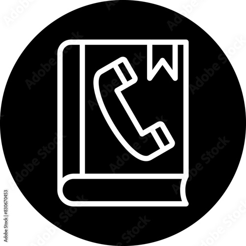 Vector Design Phonebook Icon Style