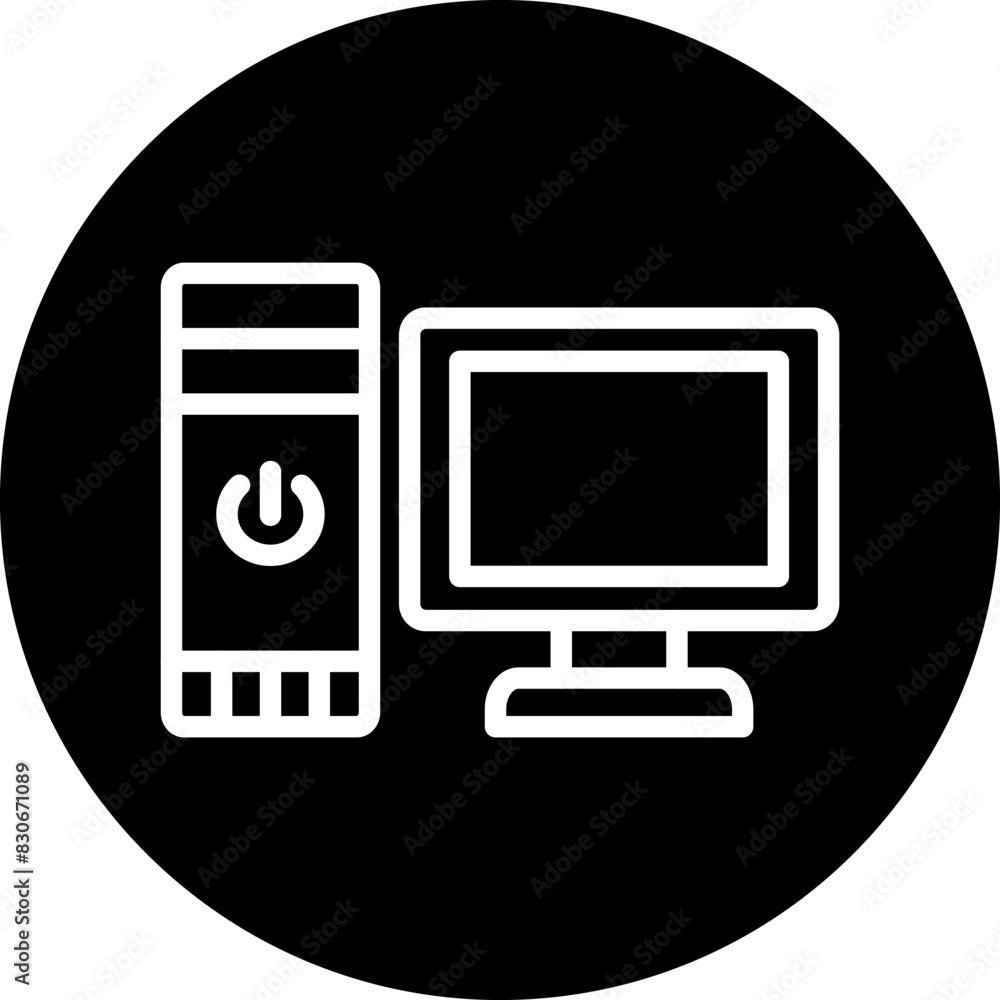 Vector Design Workstation Icon Style Vector Design Workstation Icon Style