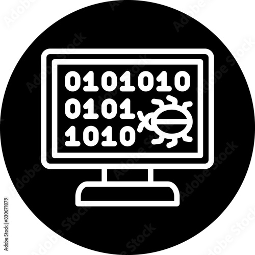 Vector Design Hack Code Icon Style