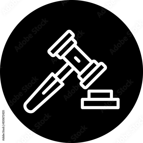 Vector Design Law Icon Style