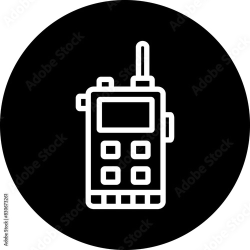 Vector Design Walkie Talkie Icon Style